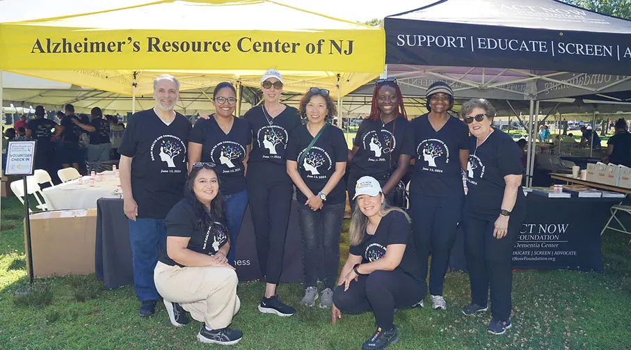 Equipo de Act Now Foundation en la Feria de Salud Cerebral y Recursos Comunitarios en el condado de Hudson, NJ