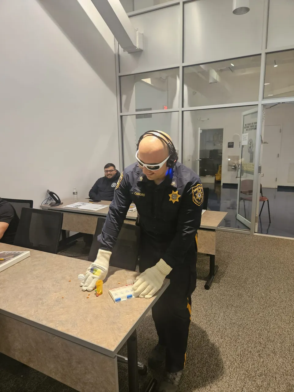 First responder experiencing cognitive challenges during a Virtual Dementia Tour to improve empathy and care